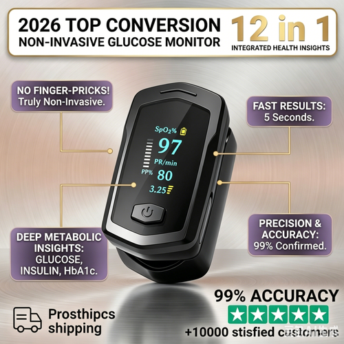 2026 Non-Invasive 5-Second Real-Time Metabolic Tracking Device – 99% Accuracy
